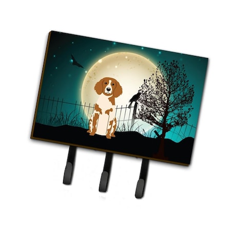 Carolines Treasures Halloween Scary Brittany Spaniel Leash or Key Holder BB2262TH68